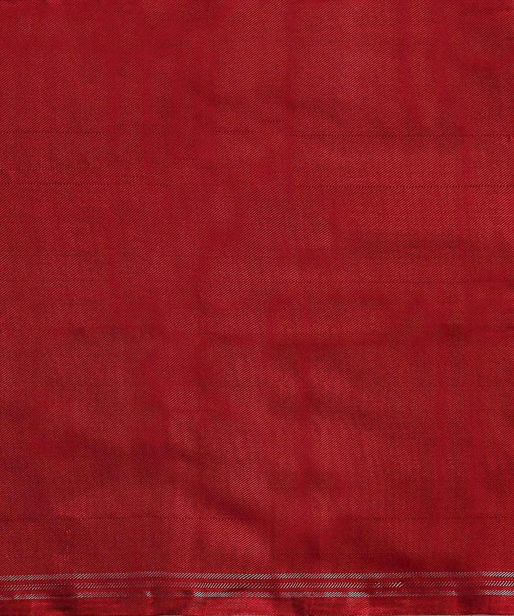 Handloom_Red_Mulberry_Silk_Twill_Weave_Ikat_Patola_Saree_WeaverStory_05