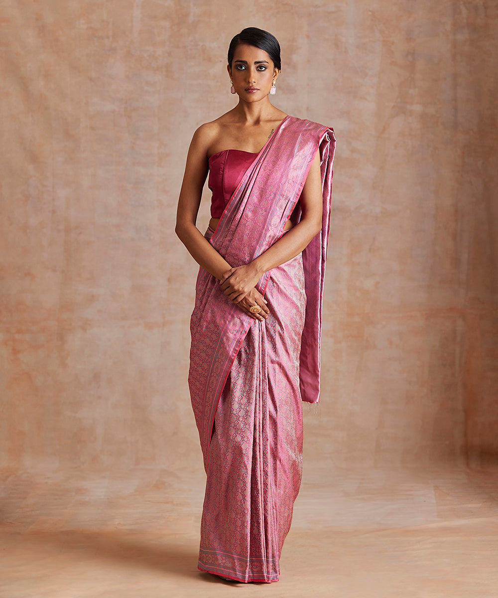 Handloom_Blush_Pink_Pure_Katan_Silk_Tanchoi_Banarasi_Saree_With_3_Color_Resham_Work_WeaverStory_02