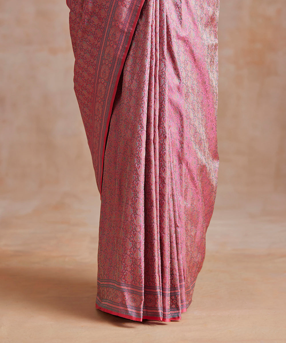 Handloom_Blush_Pink_Pure_Katan_Silk_Tanchoi_Banarasi_Saree_With_3_Color_Resham_Work_WeaverStory_04