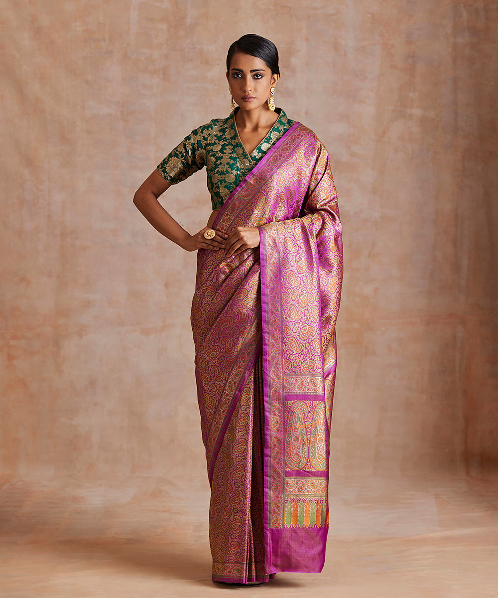 Purple_Double_Shade_Handloom_Pure_Katan_Silk_Tanchoi_Banarasi_Saree_WeaverStory_02