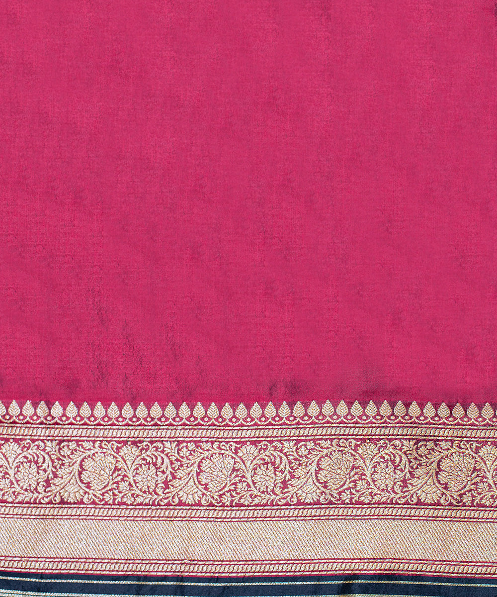 Handloom_Black_Pure_Katan_Silk_Banarasi_Saree_With_Gold_Cutwork_Booti_WeaverStory_05