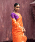 Handloom_Orange_Pure_Katan_Silk_Banarasi_Saree_With_Meenakari_And_Scalloped_Border_WeaverStory_01