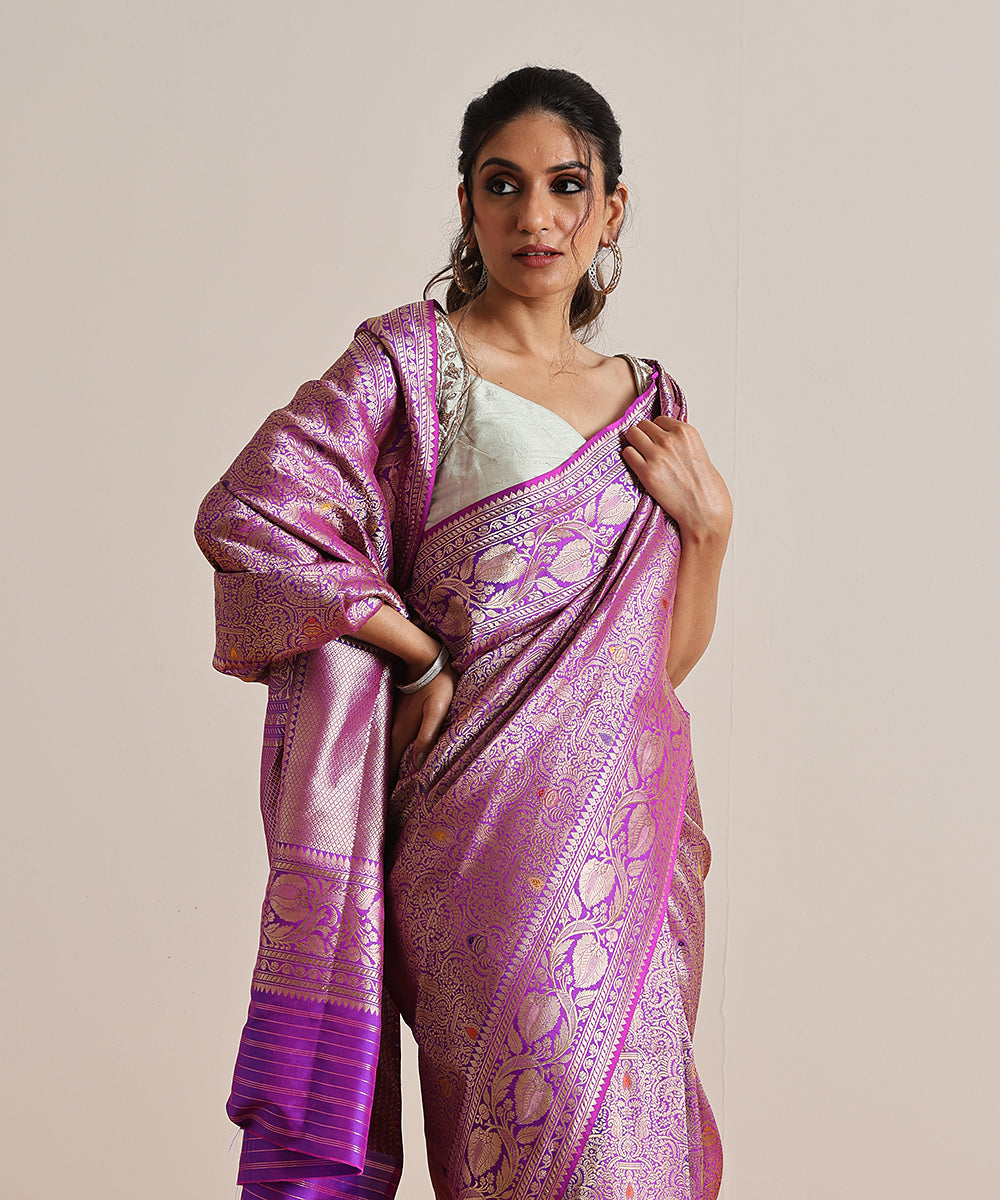 Purple_Dual_Tone_Handloom_Pure_Katan_Silk_Kimkhab_Banarasi_Saree_With_Meenakari_WeaverStory_01