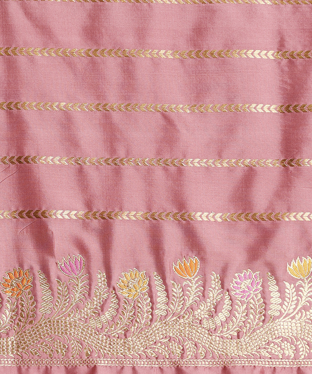 Rose_Pink_Handloom_Pure_Katan_Silk_Kimkhab_Banarasi_Saree_With_Meenakari_WeaverStory_05