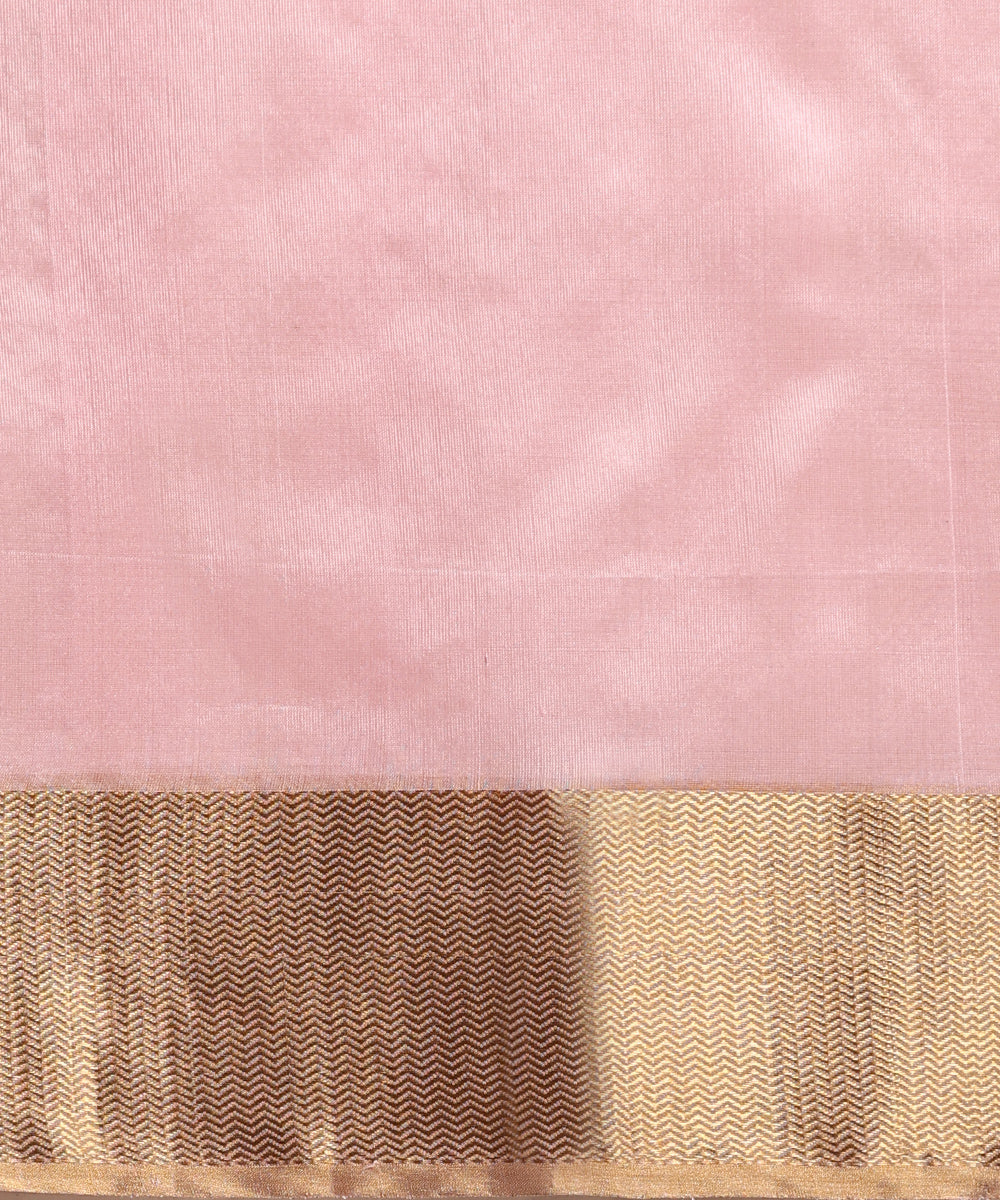 Baby_Pink_Handloom_Pure_Chanderi_Silk_Saree_With_Gold_And_Silver_Meenakari_Booti_WeaverStory_05