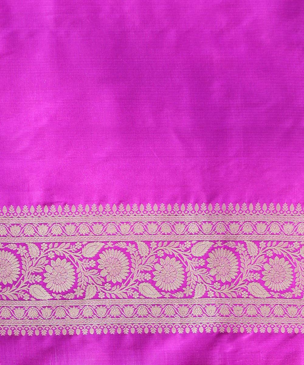 Violet_Handloom_Pure_Katan_Silk_Banarasi_Saree_With_Cutwork_Floral_Jaal_WeaverStory_05