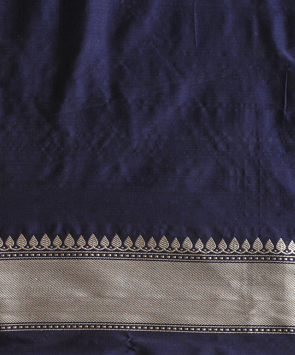 Handloom_Black_Pure_Katan_Silk_Banarasi_Kimkhab_Saree_With_Meenakari_WeaverStory_05