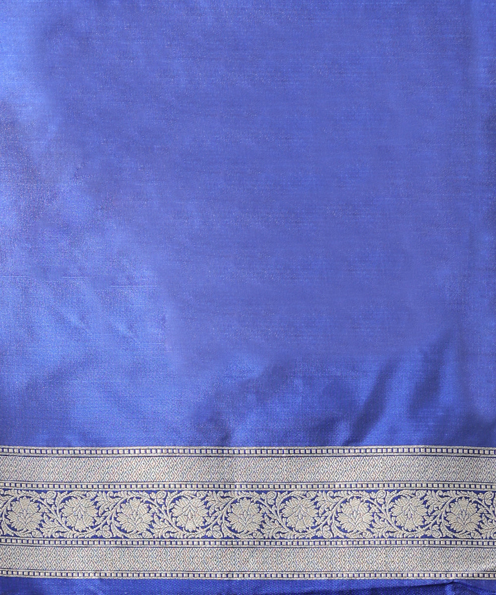Handloom_Royal_Blue_Pure_Katan_Silk_Banarasi_Saree_With_Cutwork_Zari_Jaal_WeaverStory_05