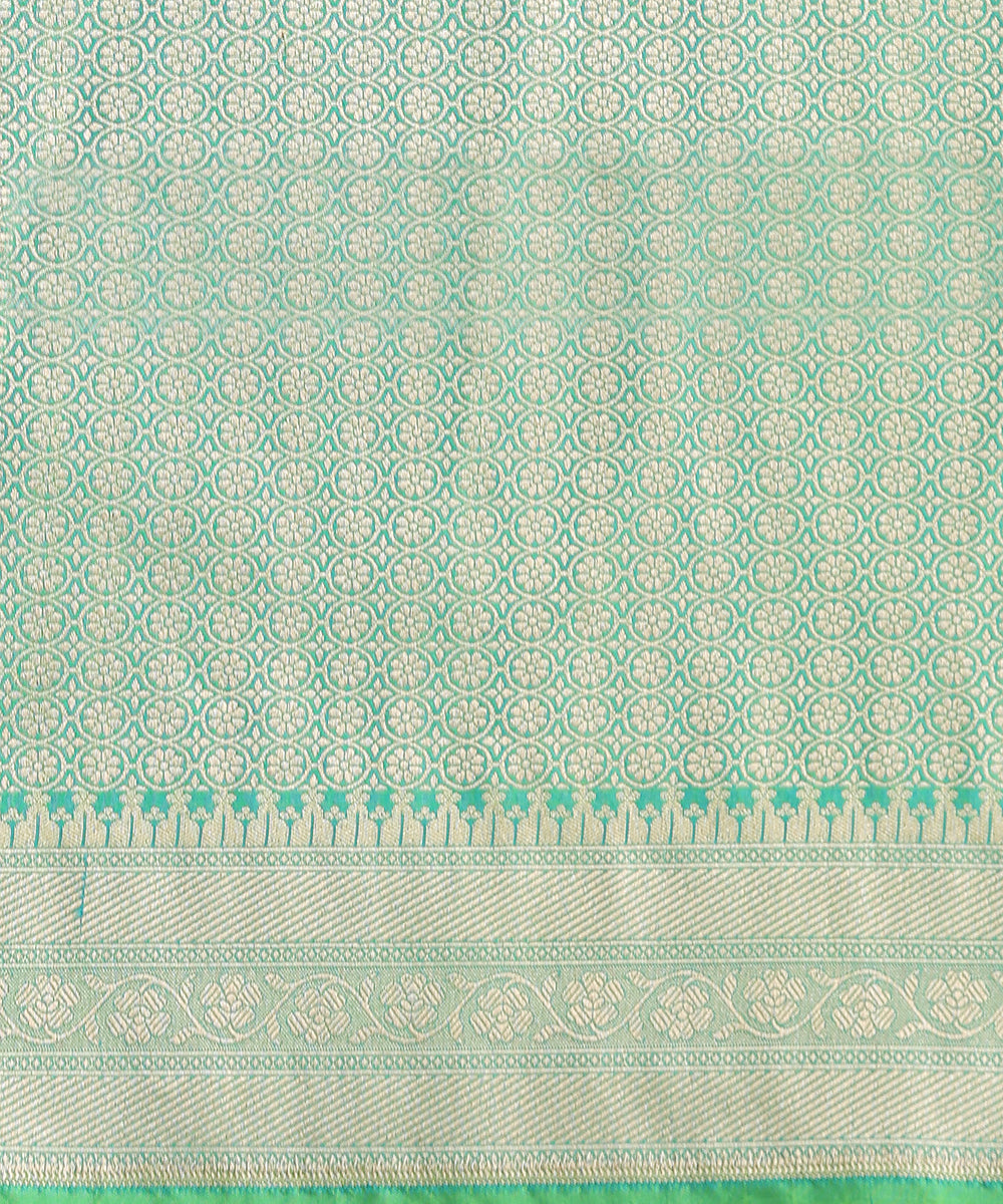 Handloom_Mint_Green_Double_Shade_Pure_Katan_Silk_Banarasi_Saree_WeaverStory_05