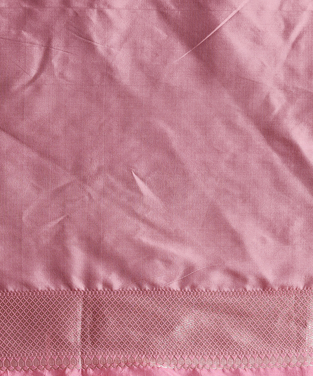 Handloom_Pink_Pure_Katan_Silk_Kimkhab_Banarasi_Saree_With_Zari_WeaverStory_05