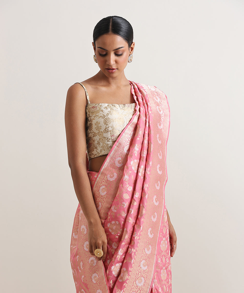 Handloom_Baby_Pink_Pure_Katan_Silk_Banarasi_Saree_With_Silver_Meenakari_WeaverStory_01