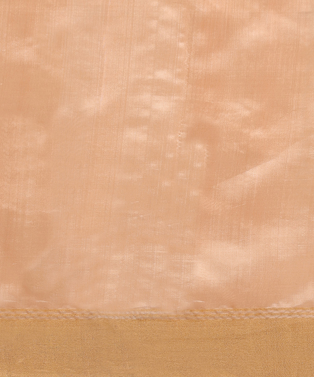 Handloom_Pastel_Peach_Pure_Chanderi_Silk_Saree_With_Meena_Booti_WeaverStory_05
