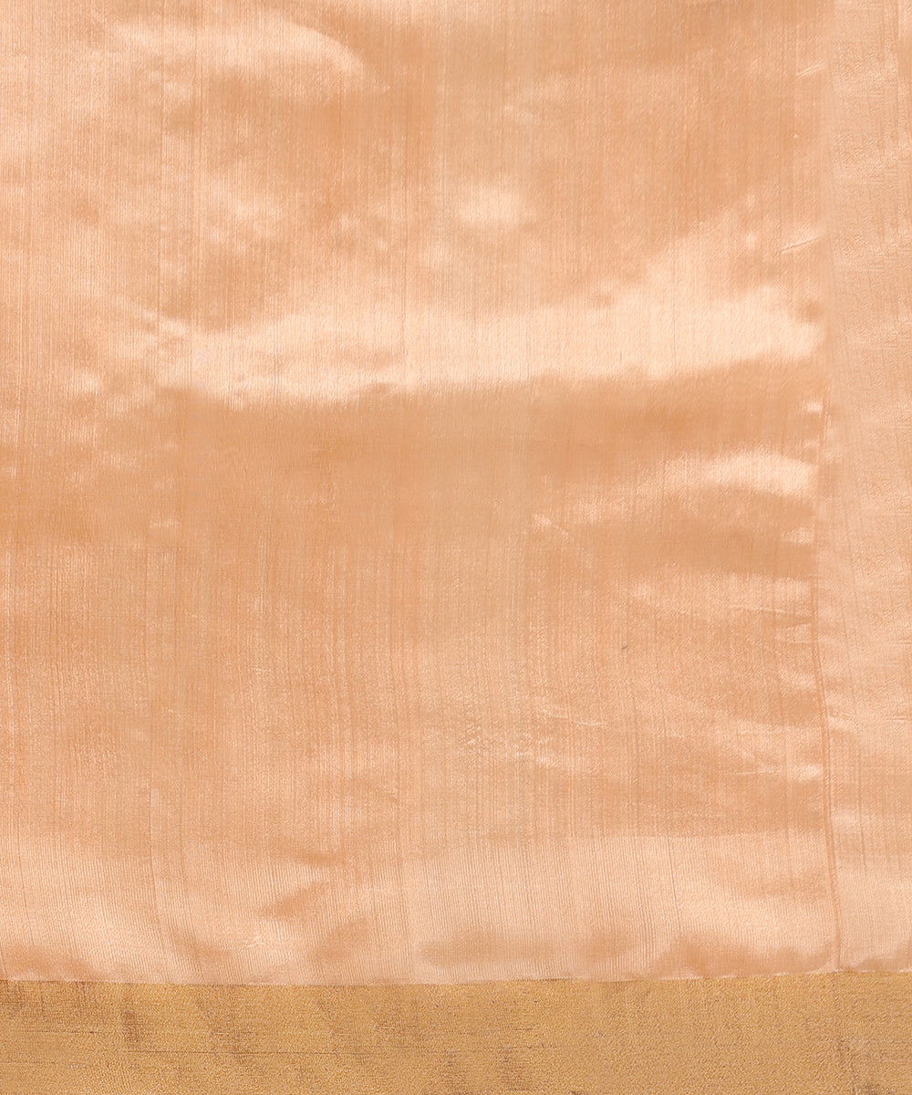 Light_Peach_Handloom_Pure_Chanderi_Silk_Saree_With_Meena_Booti_WeaverStory_05