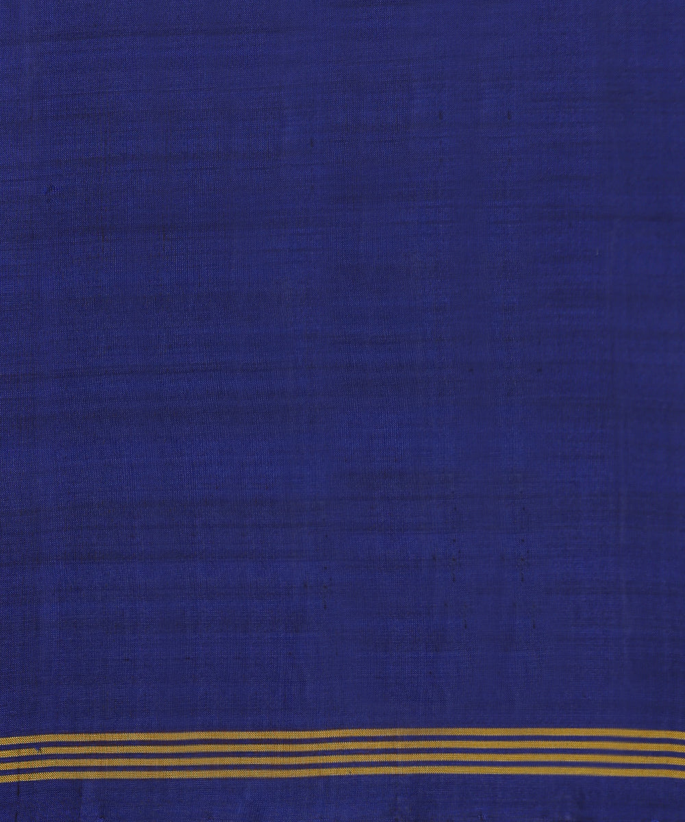 Handloom_Ink_Blue_Pure_Mulbery_Silk_Single_Ikat_Patola_Saree_WeaverStory_05