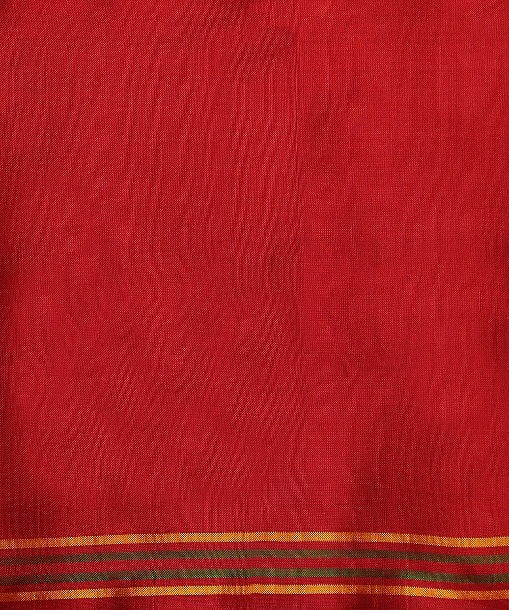 Green_HandloomPure_Mulberry_Silk_Single_Ikat_Patola_SareeWith_Maroon_Border_WeaverStory_05