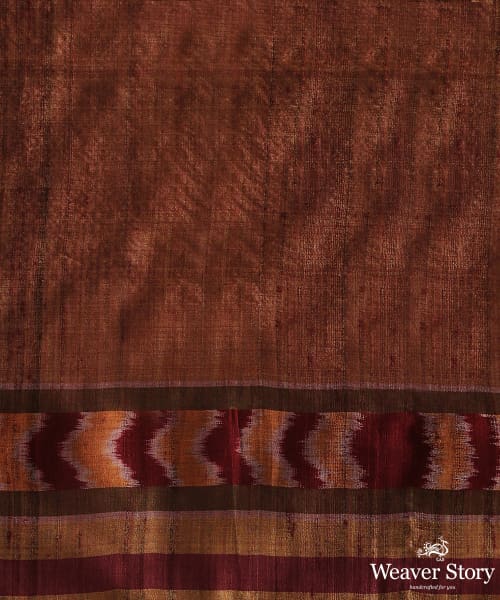 Green_Handloom_Pure_Tussar_Silk_Saree_With_Ikat_Dhanapatra_Design_WeaverStory_05