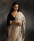 Handloom_Offwhite_Malmal_Pure_Dhakai_Jamdani_Weave_Saree_With_Black_Motifs_WeaverStory_01
