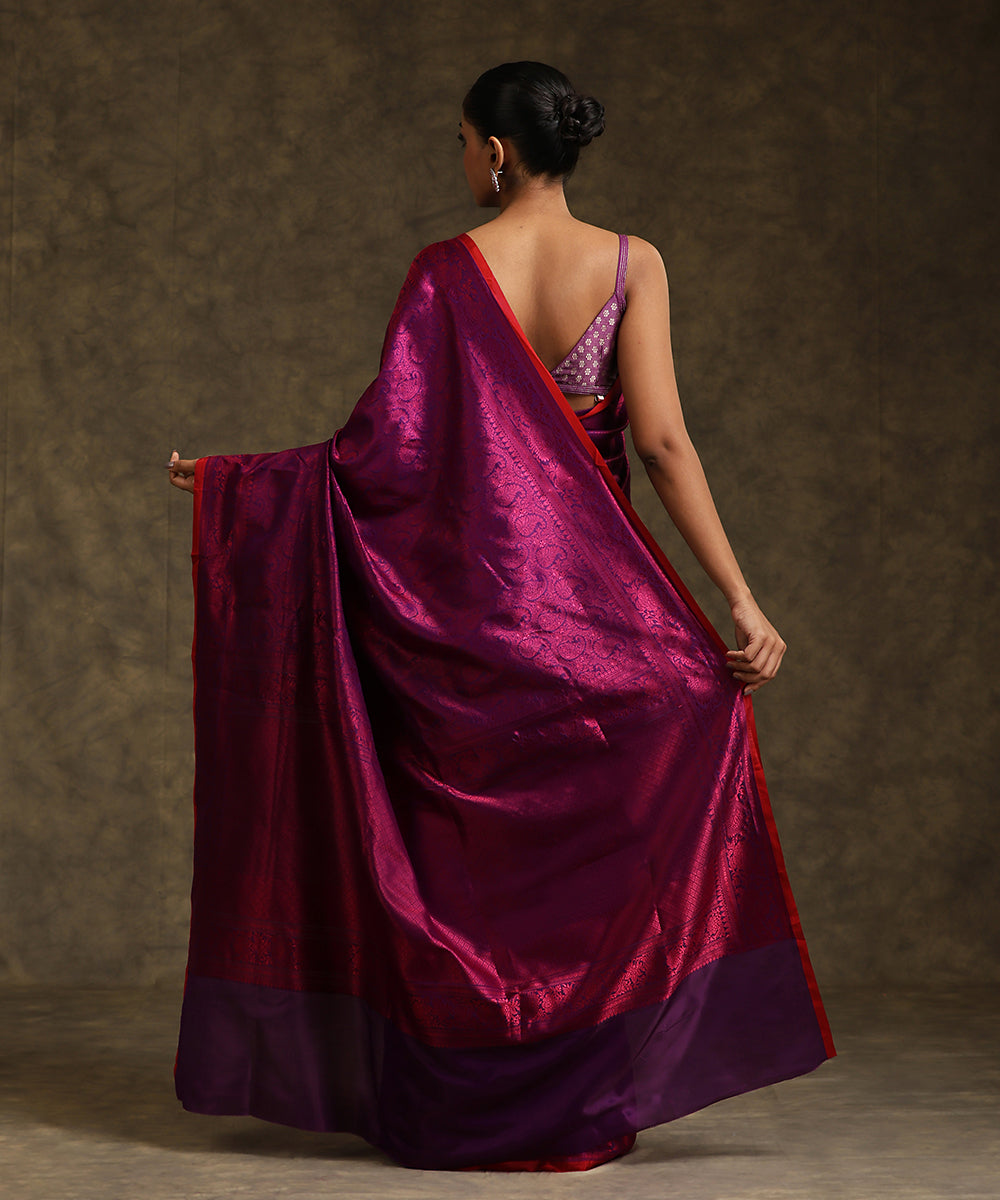 Handloom_Purple_Pure_Katan_Silk_Tanchoi_Banarasi_Saree_With_Purple_Resham_Work_WeaverStory_03