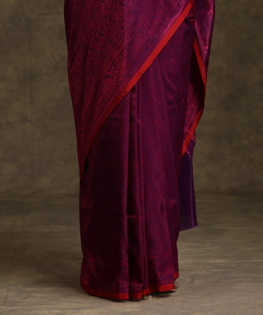 Handloom_Purple_Pure_Katan_Silk_Tanchoi_Banarasi_Saree_With_Purple_Resham_Work_WeaverStory_04
