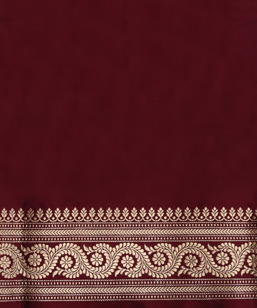 Dark_Plum_Double_Shade_Handloom_Pure_Katan_Silk_Banarasi_Saree_With_Booti_WeaverStory_05