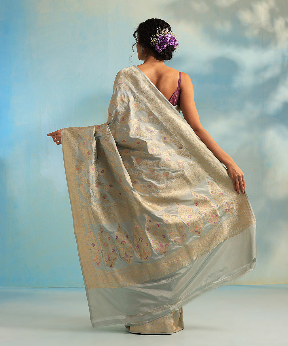 Powder_Blue_Handloom_Pure_Katan_Silk_Banarasi_Saree_With_Jangla_And_Meenakari_Work_WeaverStory_03