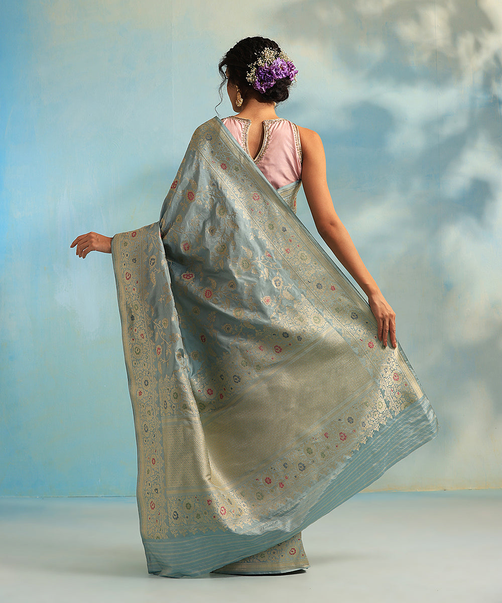 Handloom_Powder_Blue_Pure_Katan_Silk_Banarasi_Saree_With_Zari_Jangla_WeaverStory_03
