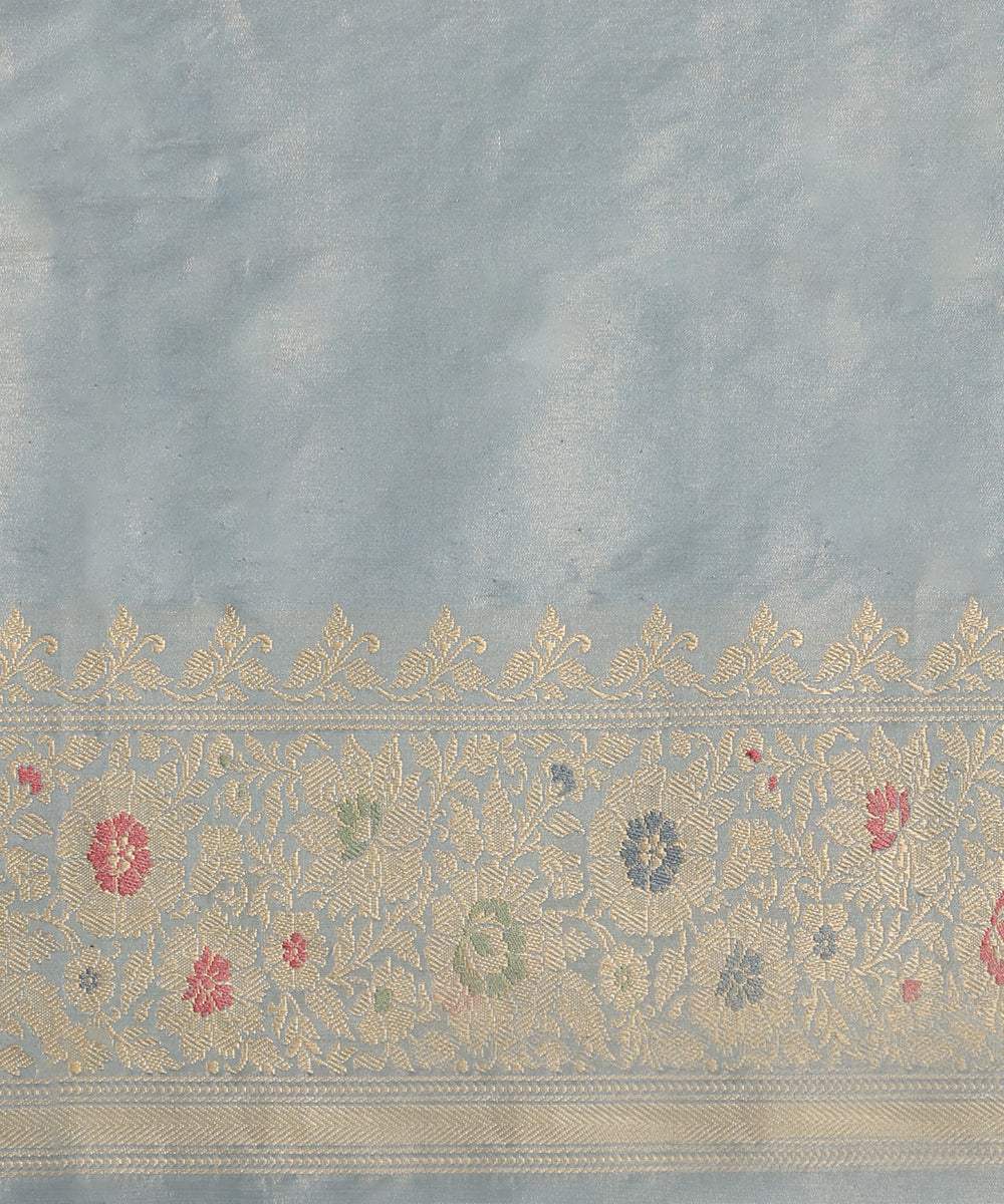 Handloom_Light_Blue_Pure_Katan_Tissue_Banarasi_Saree_With_Meenakari_Jaal_WeaverStory_05