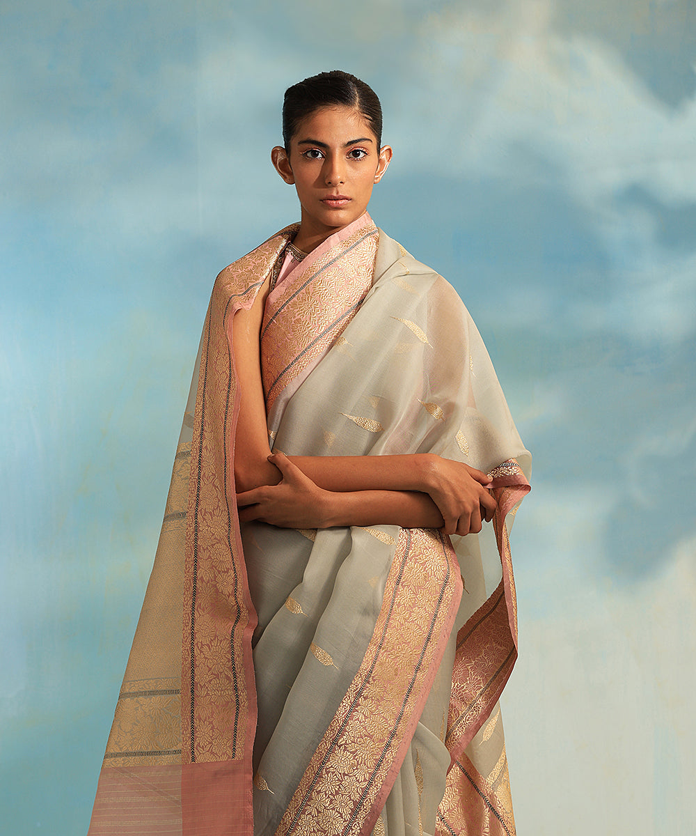 Sage_Green_Handloom_Pure_Kora_Silk_Banarasi_Saree_With_Kadhwa_Border_WeaverStory_01