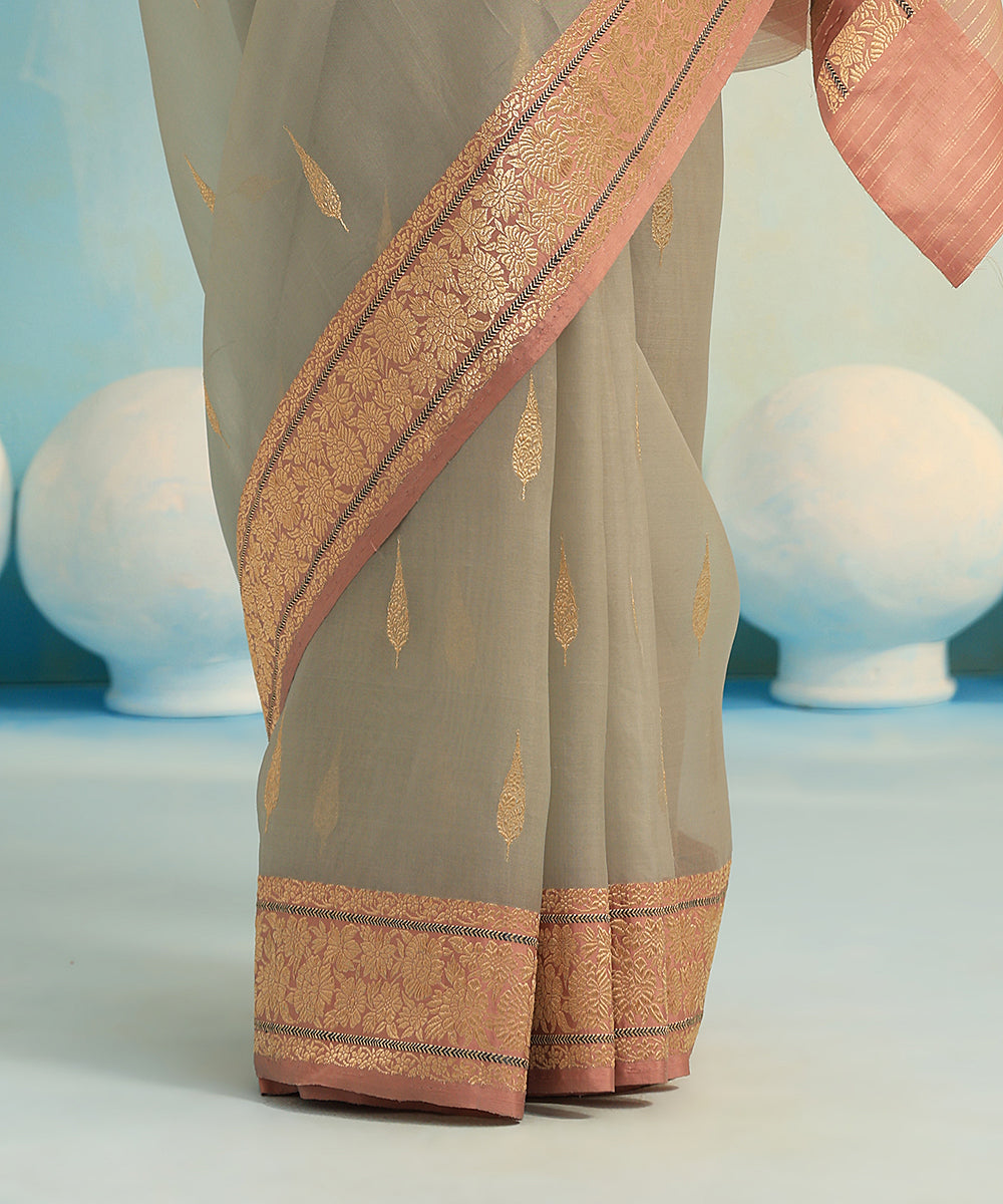 Sage_Green_Handloom_Pure_Kora_Silk_Banarasi_Saree_With_Kadhwa_Border_WeaverStory_04