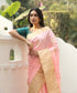 Pink_Handloom_Pure_Katan_Silk_Banarasi_Saree_With_Boota_And_Beige_Satin_Border_WeaverStory_01