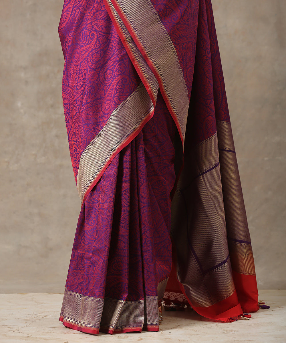 Purple_Handloom_Katan_Georgette_Jamawar_Banarasi_Saree_with_Cutwork_Weave_WeaverStory_04