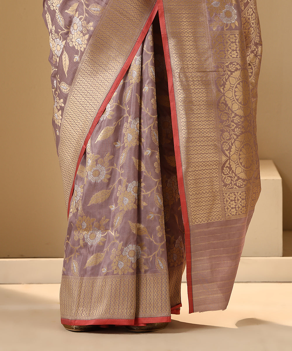 Handloom_Lavender_Pure_Katan_Silk_Banarasi_Saree_With_Jaal_WeaverStory_04