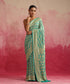 Aqua_Handloom_Pure_Georgette_Banarasi_Bandhej_Saree_With_Cutwork_Weave_WeaverStory_02