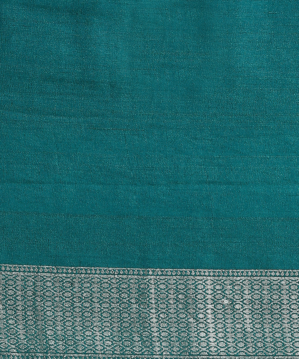 Handloom_Blue_Pure_Tusser_Georgette_Banarasi_Saree_With_Zari_Work_WeaverStory_06