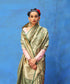 Sage_Green_Handloom_Pure_Katan_Silk_Shikargah_Banarasi_Saree_With_Meenakari_WeaverStory_01