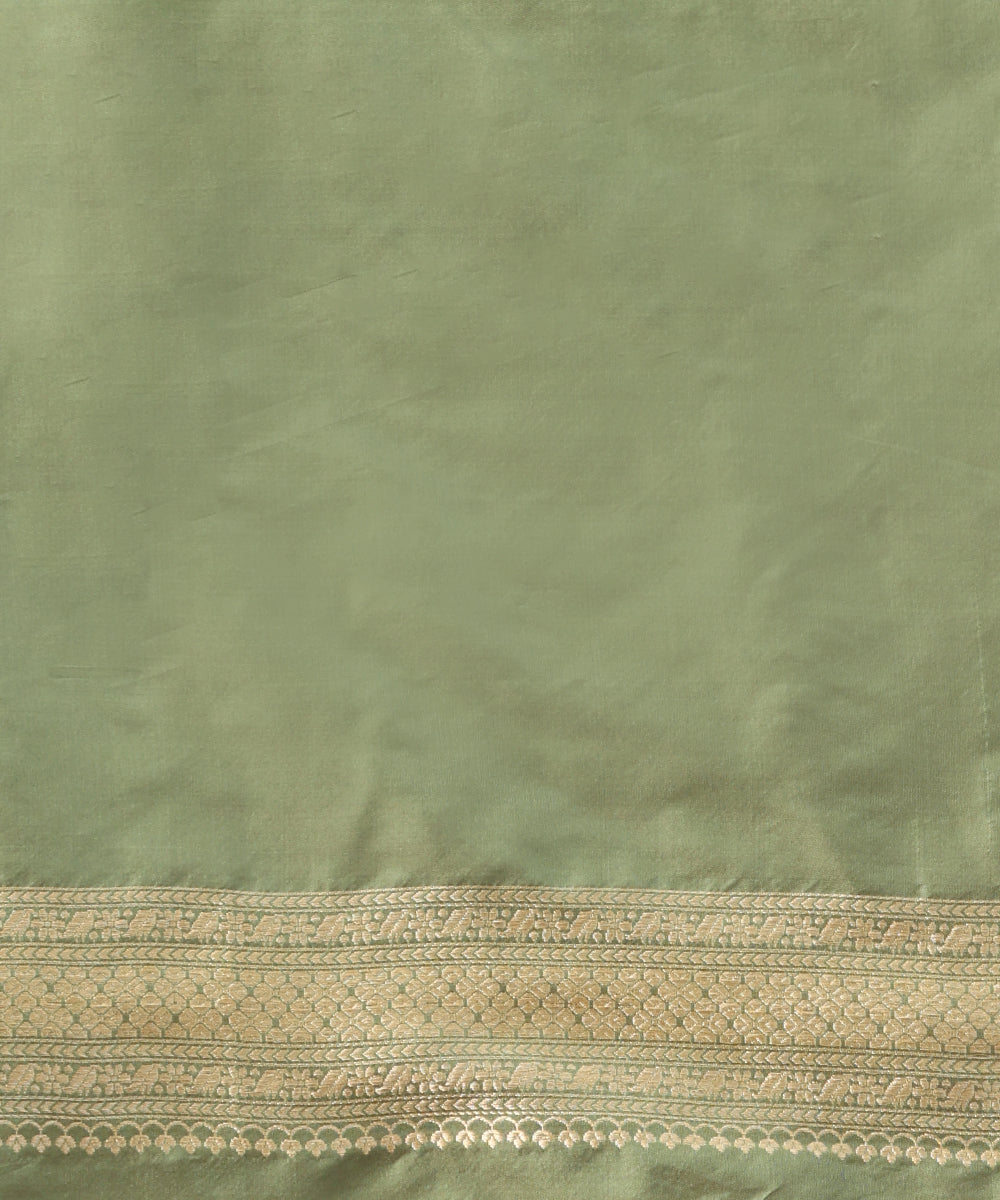 Sage_Green_Handloom_Pure_Katan_Silk_Shikargah_Banarasi_Saree_With_Meenakari_WeaverStory_05