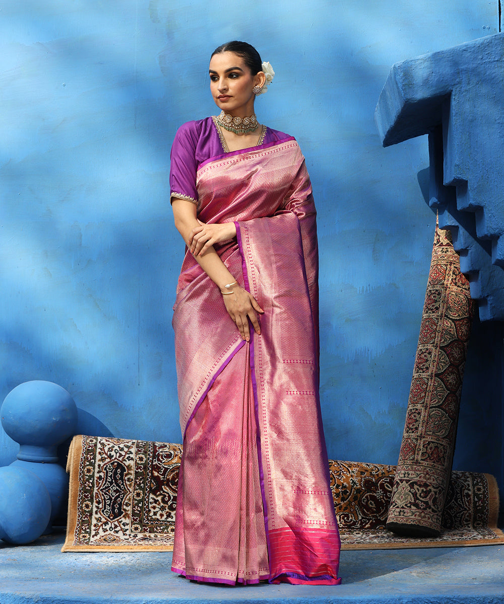 Electric_Blue_Handloom_Pure_Katan_Silk_Kimkhab_Banarasi_Saree_WeaverStory_02