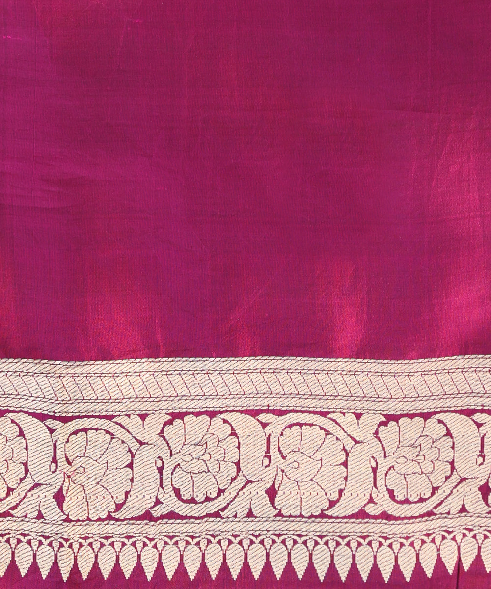 Plum_Handloom_Pure_Katan_Silk_Banarasi_Saree_With_Chaand_Boota_WeaverStory_05