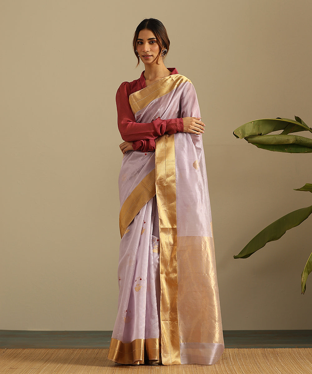 Light_Mauve_Handloom_Pure_Silk_Chanderi_Saree_With_Zari_And_Meenakari_Floral_Boota_And_Zari_Border_WeaverStory_02