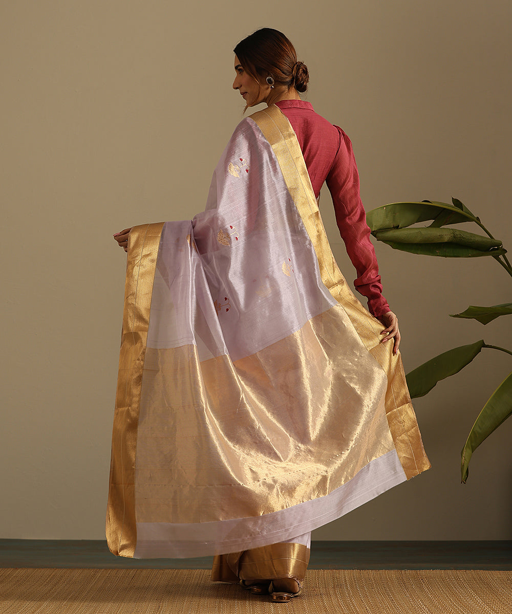 Light_Mauve_Handloom_Pure_Silk_Chanderi_Saree_With_Zari_And_Meenakari_Floral_Boota_And_Zari_Border_WeaverStory_03