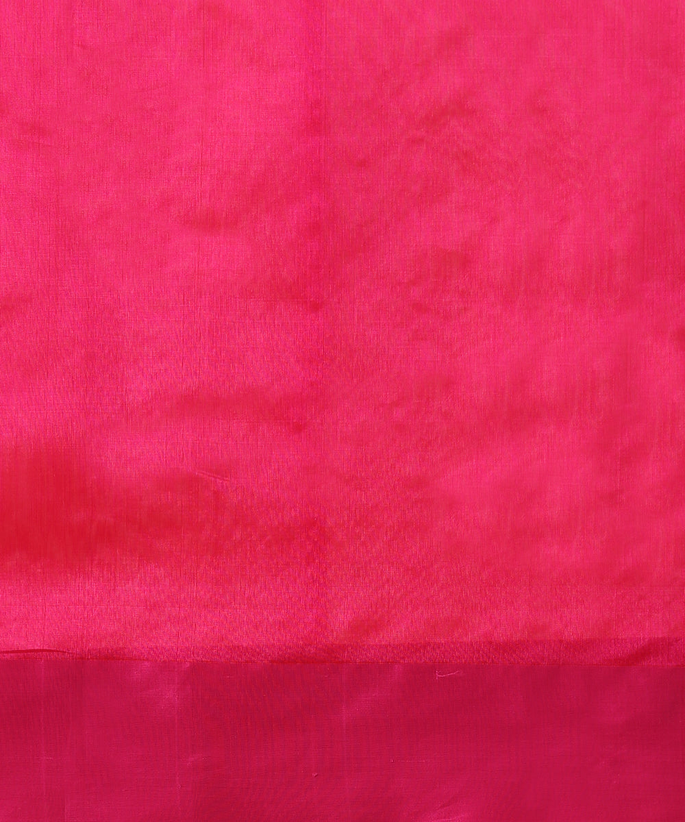 Handloom_Pink_Pure_Silk_Chanderi_Saree_With_Floral_Buds_And_Pink_Border_WeaverStory_06