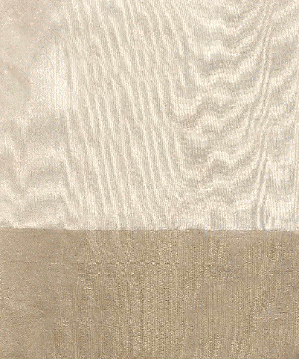 Handloom_White_Pure_Silk_Chanderi_Saree_With_Grey_Flowers_And_Zari_Border_WeaverStory_06