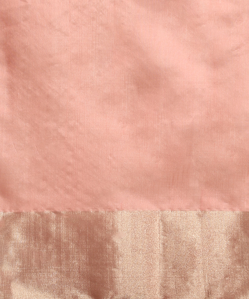 Rose_Pink_Handloom_Pure_Silk_Chanderi_Saree_With_Grey_Flowers_And_Gold_And_Silver_Zari_Border_WeaverStory_06