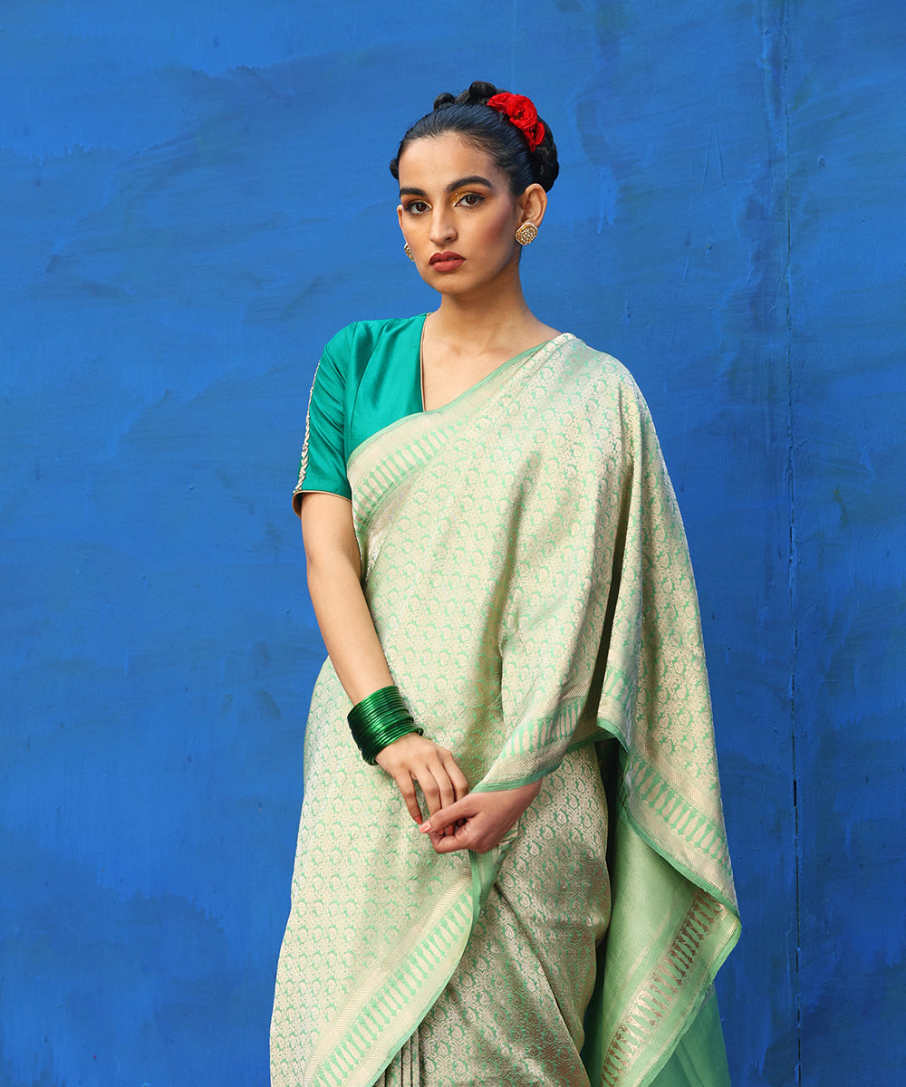 Light_Green_Pure_Katan_Silk_Kimkhab_Banarasi_Saree_With_Zari_WeaverStory_01