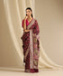 Wine_Handloom_Pure_Malda_Silk_Banarasi_Baluchari_Saree_With_Elephant_Palla_WeaverStory_02