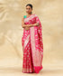 Handloom_Pink_Pure_Katan_Silk_Banarasi_Saree_With_Paisleys_And_Mughal_Motifs_WeaverStory_02