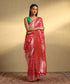 Handloom_Hot_Pink_Pure_Katan_Silk_Jangla_Banarasi_Saree_With_Floral_Meenakari_WeaverStory_01