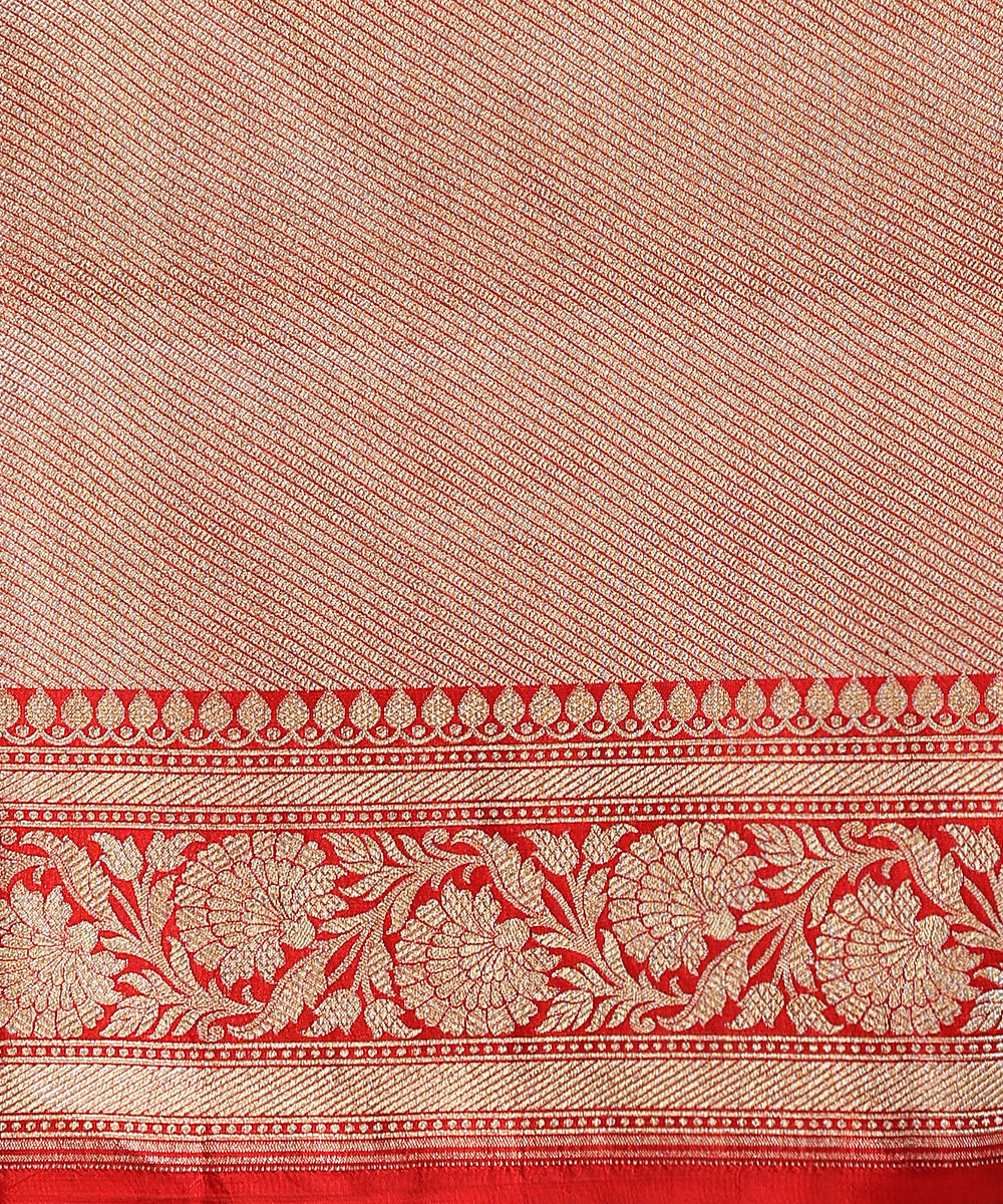 Handloom_Red_Pure_Katan_Silk_Jangla_Banarasi_Saree_With_Diagonal_Bel_WeaverStory_05