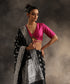 Handloom_Black_Pure_Katan_Silk_Banarasi_Saree_With_Kadhwa_Booti_WeaverStory_01