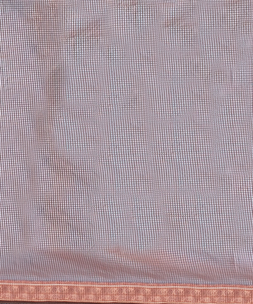 Handloom_Grey_Pure_Cotton_Maheshwari_Saree_With_Striped_Pallu_WeaverStory_05